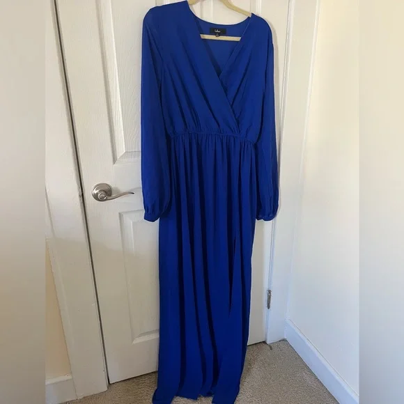 Lulus | Dresses | Lulus Royal Blue Maxi Dress | Poshmark